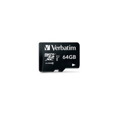 Verbatim Premium microSDXC 64GB - High-Speed Storage for Your Devices - Ultimate Performance & Reliability
